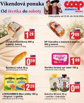 COOP Jednota - Víkendová ponuka platný od štvrtka 22.10.2026