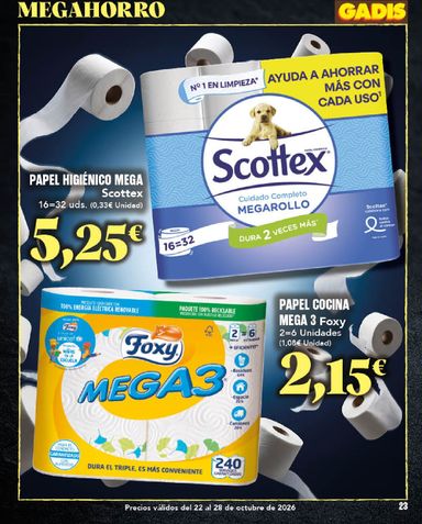 Folleto Gadis - Gadis del 22/10 al 28/10 - página 23