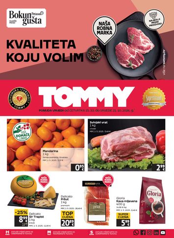 Katalog Tommy - Tommy vrijedi od 15.10. do 21.10. - stranica 1