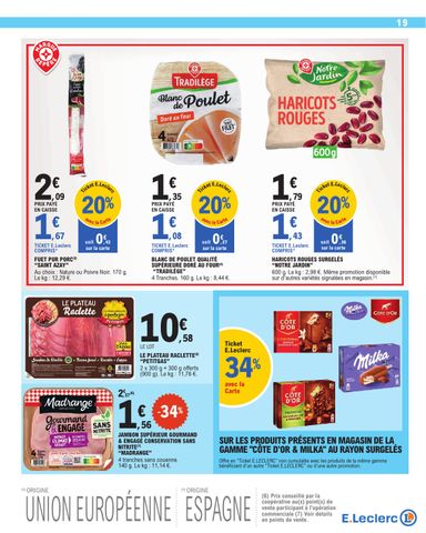 Catalogue E.Leclerc - E.Leclerc - Nos promos du moment valable dès le 13/10 au 24/10 - page 19