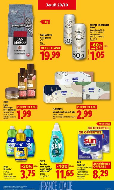 Catalogue Lidl - Lidl valable dès le 29/10 au 04/11 - page 21