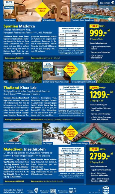 Lidl-Flugblatt - Lidl - Oktober Reise-Highlights gültig ab 30.09. bis 31.10. - seite 11