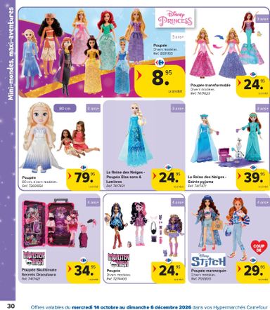 Folder Carrefour - Carrefour - Catalogue Jouets van 14/10 tot 06/12 - side 30