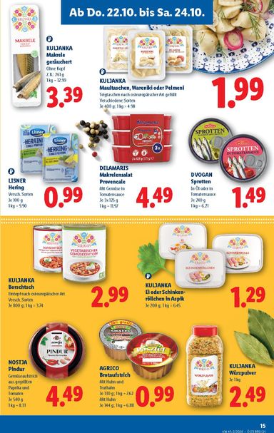 Lidl-Flugblatt - Lidl gültig ab 22.10. bis 28.10. - seite 17