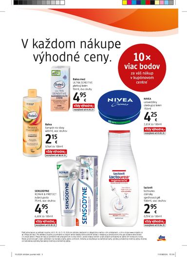 Leták dm - dm drogerie od 01.10. do 31.10. - strana 3