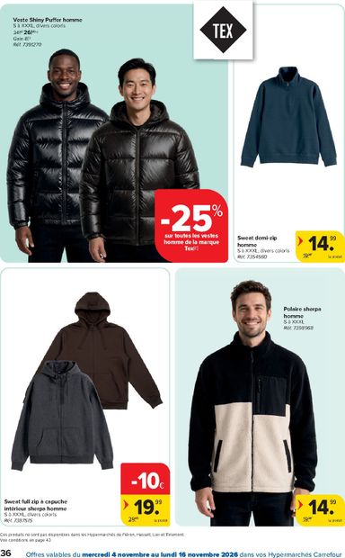 Folder Carrefour - Carrefour Hypermarchés van 04/11 tot 16/11 - side 36