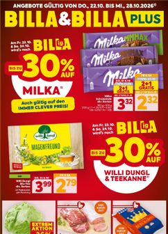 BILLA-Flugblatt gültig ab Donnerstag 22.10.