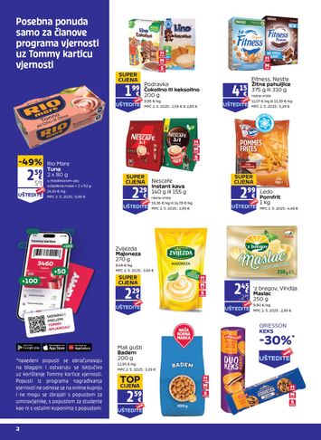 Katalog Tommy - Tommy - Pogodnosti za Tommy vjerne članove vrijedi od 15.10. do 21.10. - stranica 1