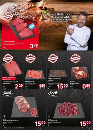 Prospekt Selgros - Selgros - Food gültig ab 22.10. bis 28.10. - seite 2
