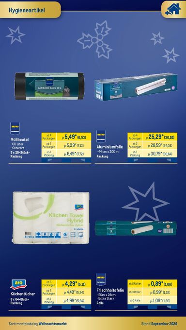 Prospekt METRO - Metro - Weihnachtsmarkt gültig ab 01.09. bis 31.12. - seite 20