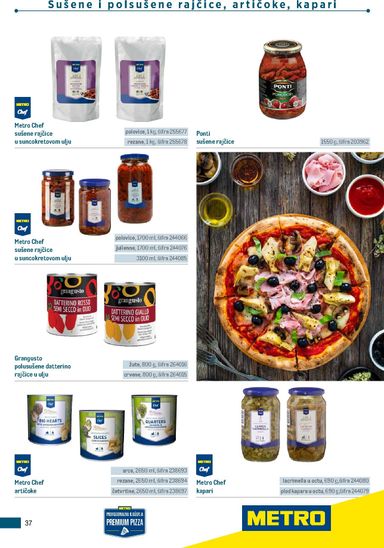 Katalog Metro - Metro - Poslovna rješenja - Pizzeria vrijedi od 06.07. do 31.12. - stranica 37