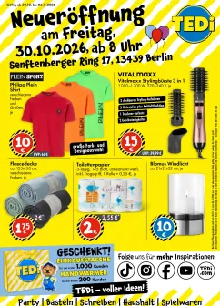 TEDi - Neueröffnung in Berlin