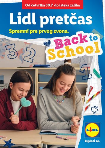 Katalog Lidl - Lidl - Back to school od 30.07 do 31.10 - strana 1