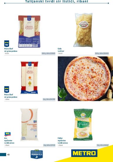 Katalog Metro - Metro - Poslovna rješenja - Pizzeria vrijedi od 06.07. do 31.12. - stranica 49