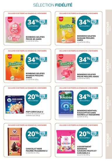 Catalogue Super U - Super U - Ma sélection Carte U valable dès le 05/10 au 01/11 - page 23