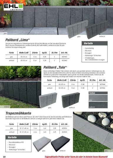 Prospekt toom - Toom - Gartenbaustoffe gültig ab 01.03. bis 31.12. - seite 68