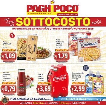 Volantino Paghi Poco - Paghi Poco valido dal 23/10 al 02/11 - pagina 1
