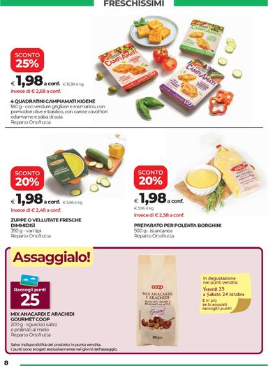 Volantino Coop Firenze - Coop Firenze - Il tuo supermercato valido dal 22/10 al 04/11 - pagina 8
