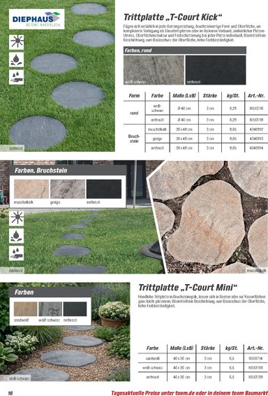 Prospekt toom - Toom - Gartenbaustoffe gültig ab 01.03. bis 31.12. - seite 16