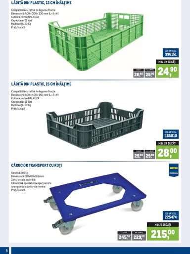 Catalogul Metro - Metro - Echipamente pentru magazinul tău de la 01.10. până la 04.01. - pagina 8