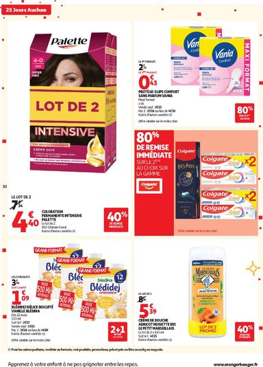 Catalogue Auchan - Auchan - 25 jours valable dès le 27/10 au 31/10 - page 30