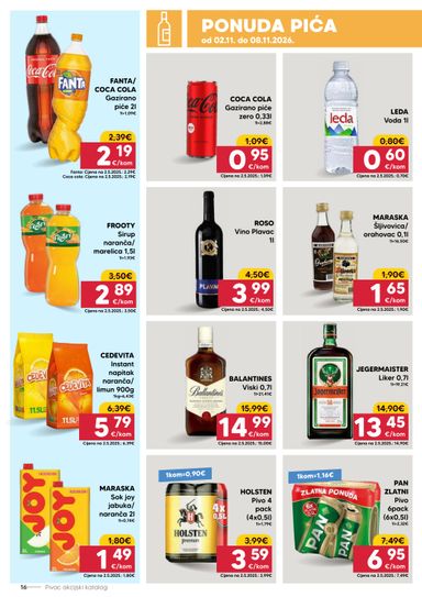 Katalog Pivac - Pivac vrijedi od 02.11. do 08.11. - stranica 16