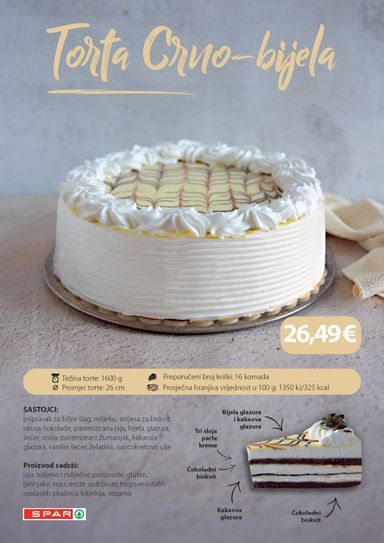 Katalog INTERSPAR - Interspar - Torte vrijedi od 10.08. do 31.12. - stranica 8
