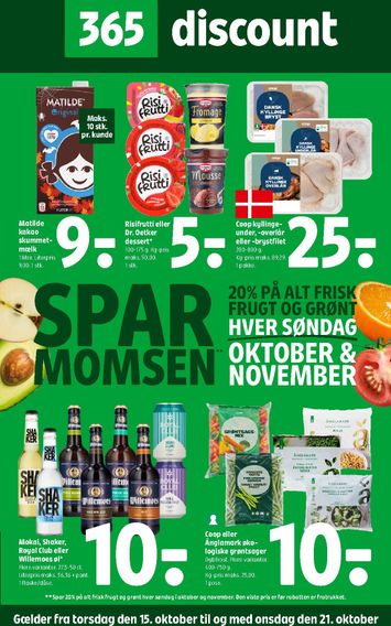 Brochurer Coop 365 - Coop 365 gyldig fra 15.10. til 21.10. - side 1
