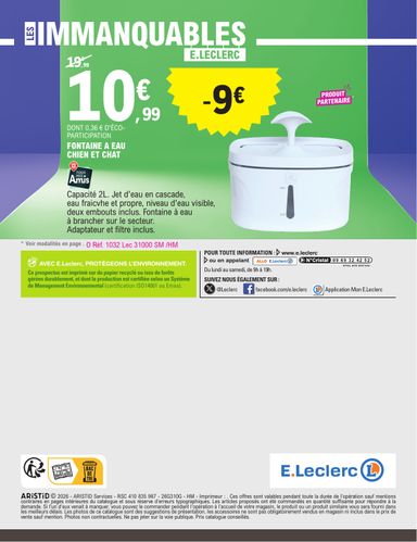 Catalogue E.Leclerc - E.Leclerc valable dès le 27/10 au 07/11 - page 60