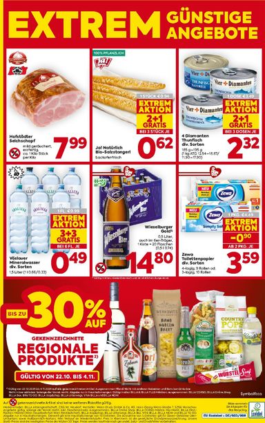 BILLA-Flugblatt - Billa gültig ab 22.10. bis 28.10. - seite 20