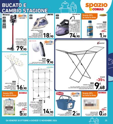 Volantino Spazio Conad - Spazio Conad - Roma valido dal 30/10 al 12/11 - pagina 25