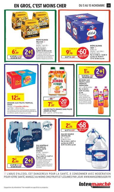 Catalogue Intermarché - Intermarché valable dès le 03/11 au 15/11 - page 23