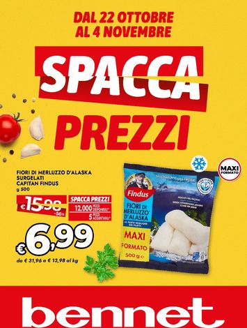 Volantino Bennet - Bennet - Spaccaprezzi valido dal 22/10 al 04/11 - pagina 1