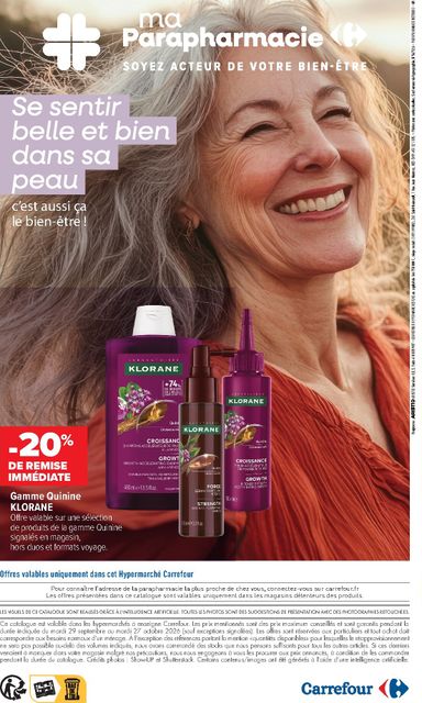 Catalogue Carrefour - Carrefour - Parapharmacie valable dès le 29/09 au 27/10 - page 20