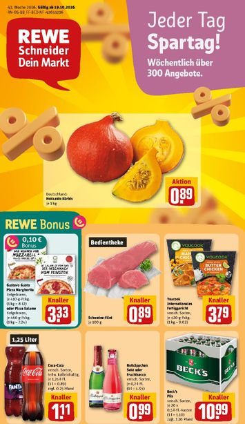 Prospekt REWE - Rewe gültig ab 19.10. bis 25.10. - seite 1