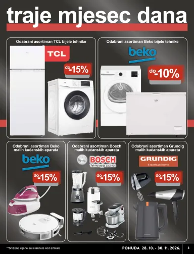 Katalog KTC - KTC - Tehnika I Posuđe Black Friday vrijedi od 28.10. do 10.11. - stranica 3