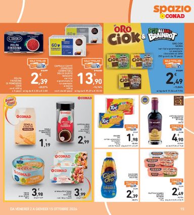 Volantino Spazio Conad - Spazio Conad valido dal 02/10 al 15/10 - pagina 15