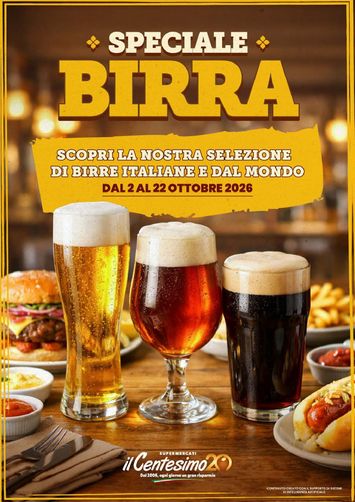 Volantino il Centesimo - il Centesimo - Speciale Birre valido dal 02/10 al 22/10 - pagina 1