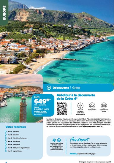 Catalogue Carrefour Market - Carrefour Market - Voyages valable dès le 22/01 au 31/12 - page 16
