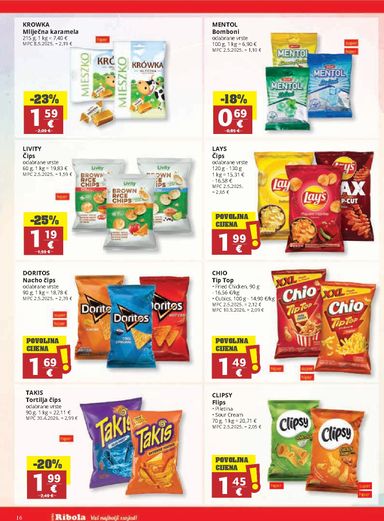 Katalog Ribola - Ribola vrijedi od 28.10. do 03.11. - stranica 16