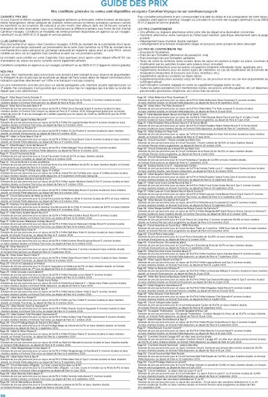 Catalogue Carrefour Market - Carrefour Market - Voyages valable dès le 22/01 au 31/12 - page 58