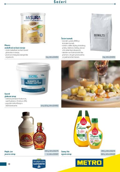 Katalog Metro - Metro - Poslovna rješenja - Proizvodi za slastičarstvo vrijedi od 01.01. do 31.12. - stranica 19
