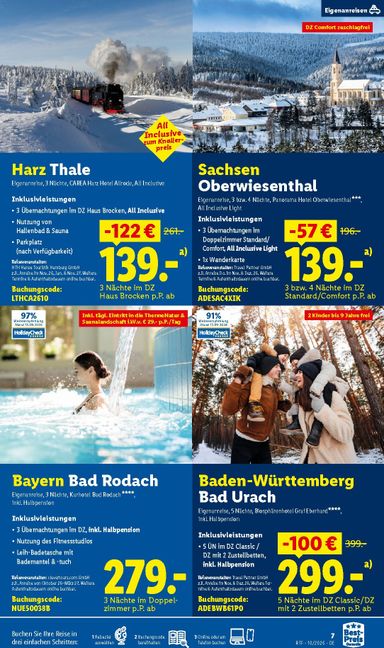 Prospekt Lidl - Lidl - Reise-Highlights gültig ab 14.10. bis 15.11. - seite 7