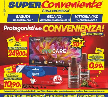 Volantino Super Conveniente - Super Conveniente - Ragusa/Gela/Vittoria valido dal 23/10 al 02/11 - pagina 1