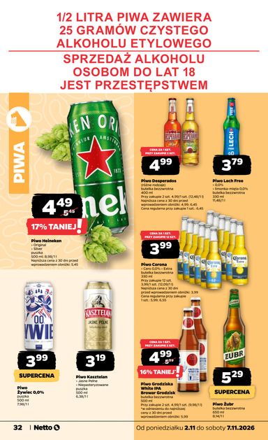 Gazetka Netto - Netto od 02.11. do 07.11. - strona 32