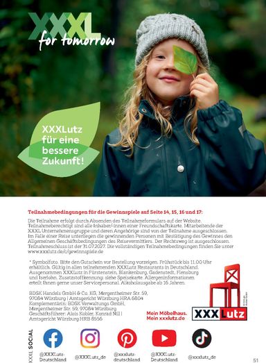 Prospekt XXXLutz - XXXlutz - Freundschaftskartenjournal gültig ab 01.08. bis 31.01. - seite 51