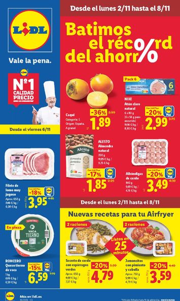 Folleto Lidl - Lidl del 02/11 al 08/11 - página 1