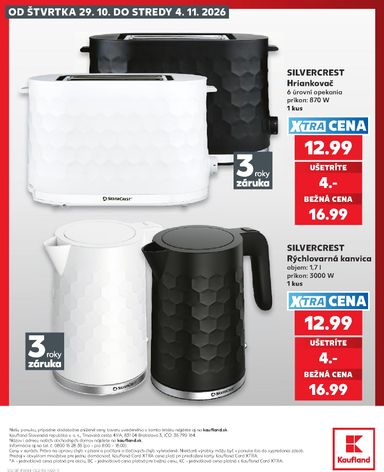 Leták Kaufland - Kaufland - Spotrebné zboží od 29.10. do 04.11. - strana 12