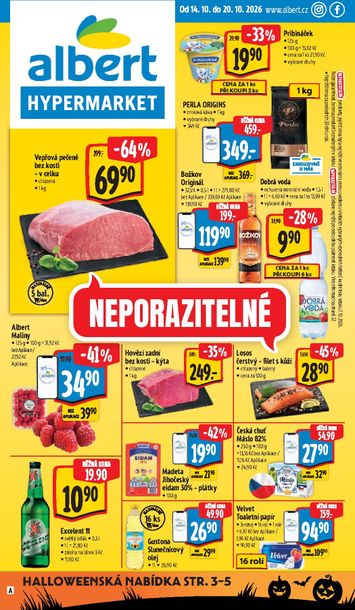 Leták Albert - Albert Hypermarket od 14.10. do 20.10. - strana 1
