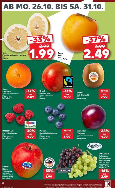 Prospekt Kaufland - Kaufland gültig ab 26.10. bis 31.10. - seite 26